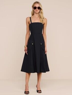 L'AGENCE | Dresses | Lagence Kazuko Vegan Capuccino Leather Dress